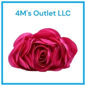 Elegant Pink Rose Clutch